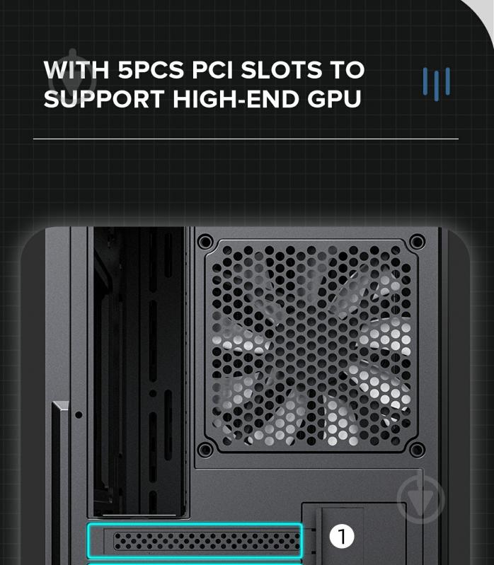 Корпус GameMax Edge Black - фото 17