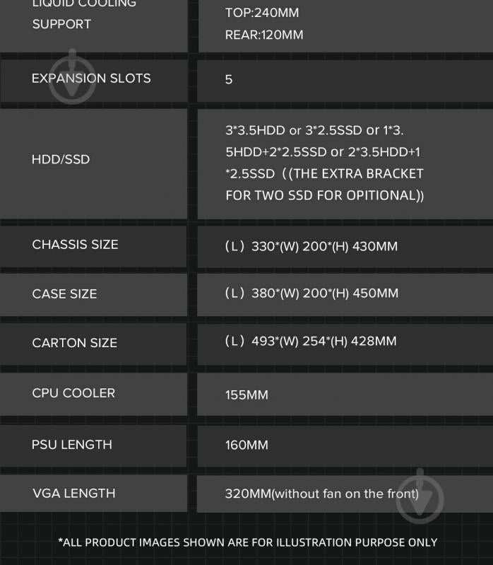 Корпус GameMax Edge Black - фото 13