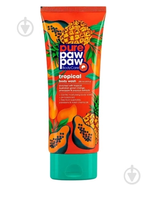 Гель для душу Pure Paw Paw Tropical 200 мл - фото 1