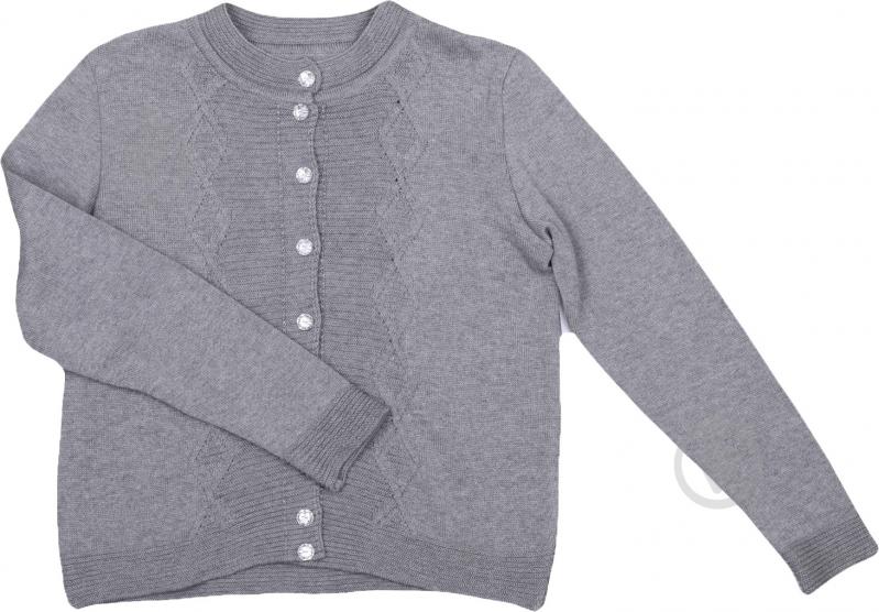 Кофта для дівчинки Галушко р.134 сірий 5251 - фото 1 Кофта для дівчинки Галушко р.134 сірий 5251 - фото 1