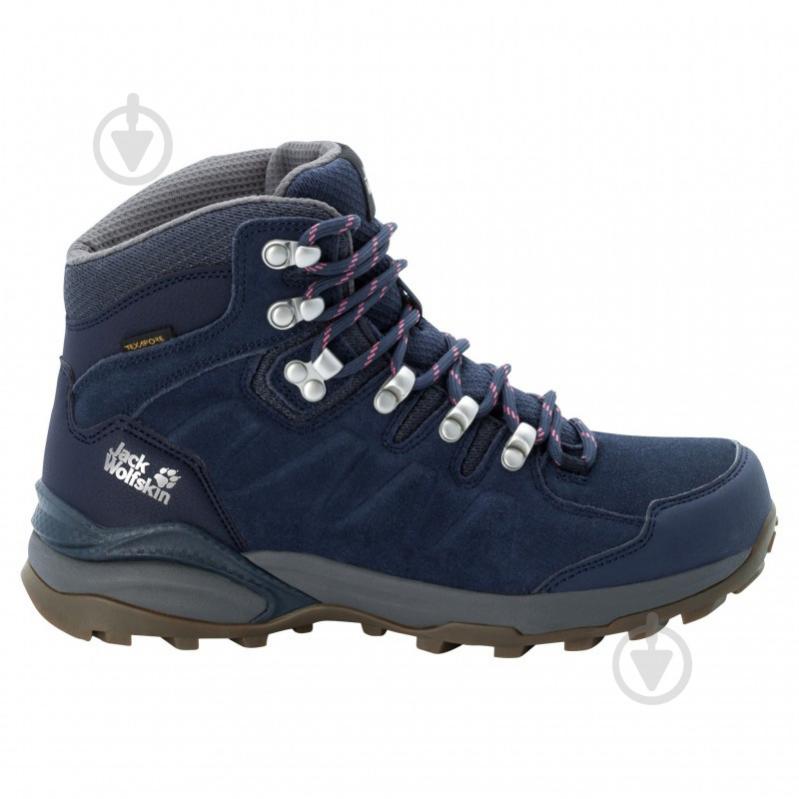 Ботинки Jack Wolfskin REFUGIO TEXAPORE MID W 4050871_1199 р.40 синий - фото 1