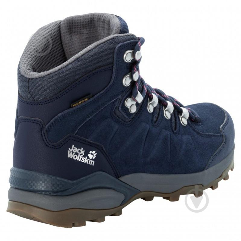 Ботинки Jack Wolfskin REFUGIO TEXAPORE MID W 4050871_1199 р.40 синий - фото 4