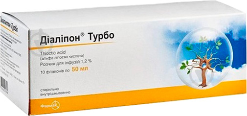 Діаліпон турбо д/інф. 1.2 % по 50 мл у флак. розчин - фото 1