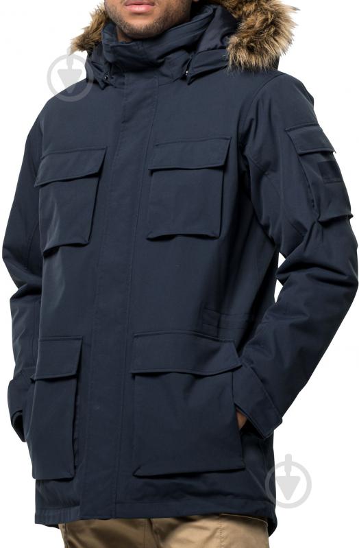 Куртка-парка чоловіча Jack Wolfskin GLACIER CANYON PARKA 1107674_1010 р.3XL синя - фото 1