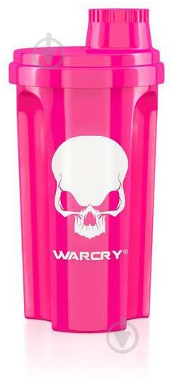 Шейкер Shaker Warcry 700 мл рожевий Genius Nutrition - фото 1