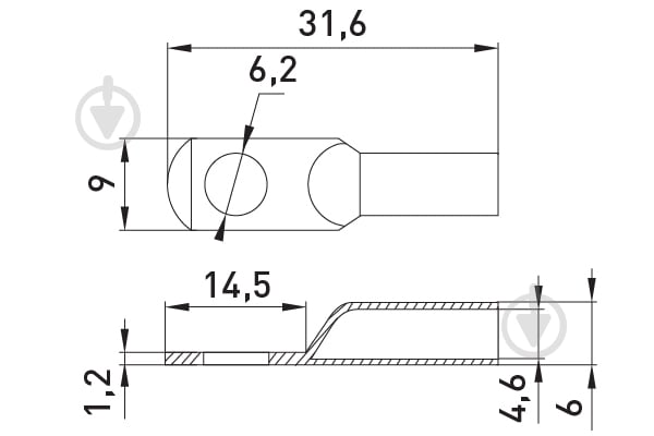 Наконечник кабельный кольцевой E.NEXT e.end.stand.jg.6 D6.2 серый s077102 - фото 3 Наконечник кабельный кольцевой E.NEXT e.end.stand.jg.6 D6.2 серый s077102 - фото 3