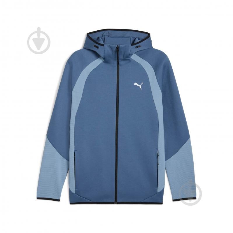 Джемпер Puma EVOSTRIPE FZ Hoodie DK 68823180 р.M синий - фото 4