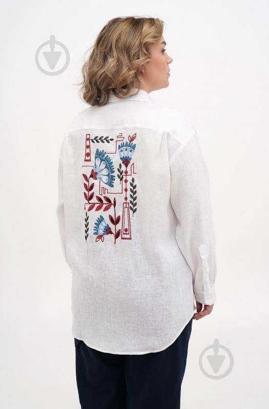 Блуза Галерея льна Айстра р. 44 белый 9441/44/101 - фото 3 Блуза Галерея льна Айстра р. 44 белый 9441/44/101 - фото 3