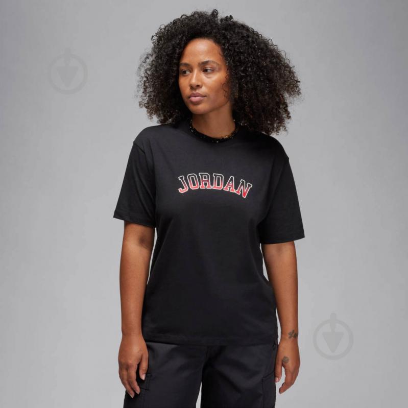 Футболка Jordan W J GF SS TEE VRB FD7202-010 р.XL черный - фото 2