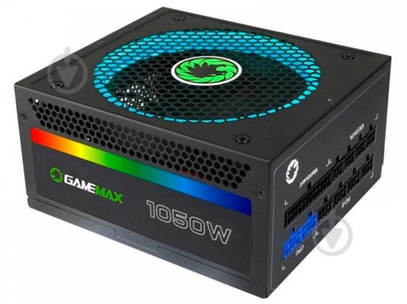 Блок питания GameMax ARGB RGB-1050 PRO 1050 Вт - фото 1