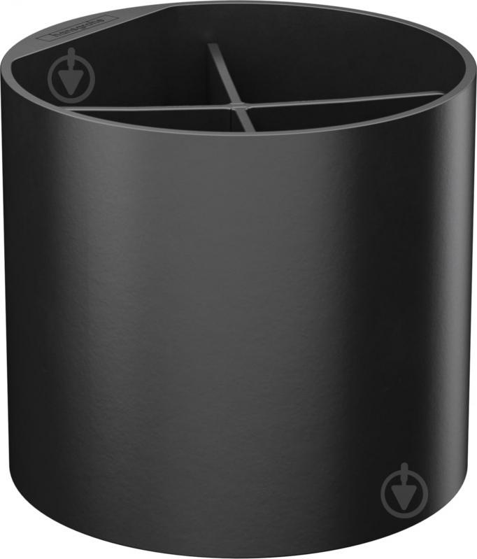Стакан для зубних щіток Hansgrohe чорний матовий 27921670 - фото 1 Стакан для зубних щіток Hansgrohe чорний матовий 27921670 - фото 1