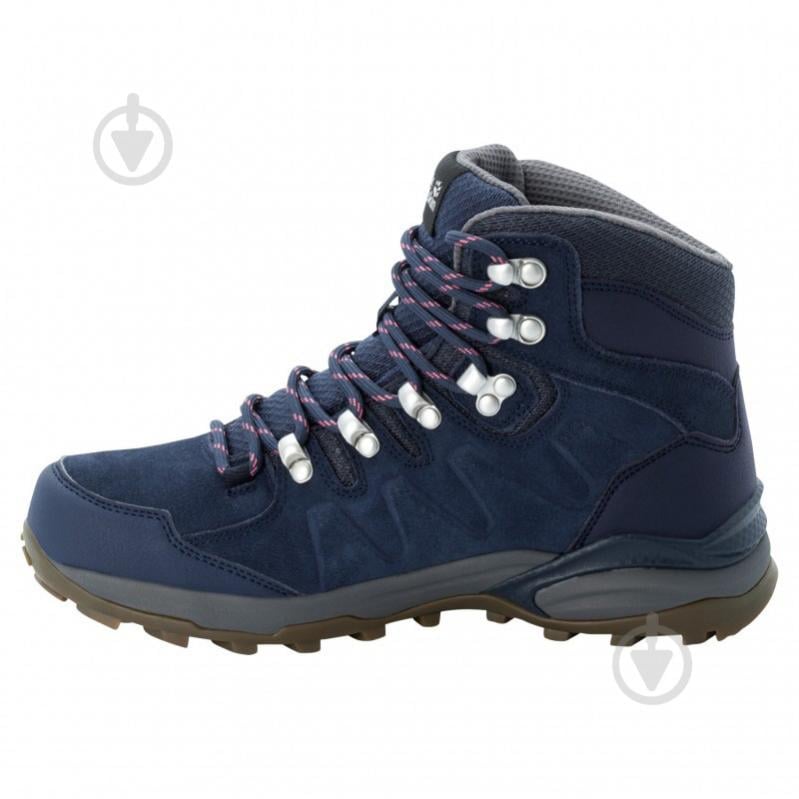 Ботинки Jack Wolfskin REFUGIO TEXAPORE MID W 4050871_1199 р.37,5 синий - фото 3