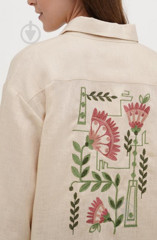 Блуза Галерея льону Айстра р. 52 бежевий 9441/52/606 - фото 3 Блуза Галерея льону Айстра р. 52 бежевий 9441/52/606 - фото 3