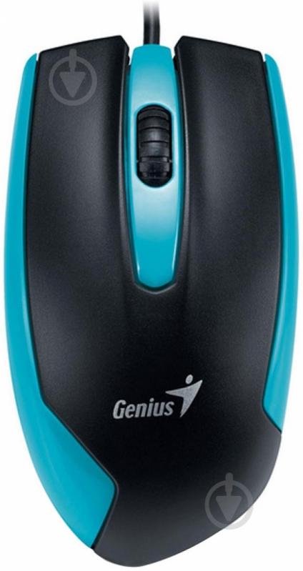 Мышь Genius DX-100 USB G5 (31010009107) black/blue - фото 1