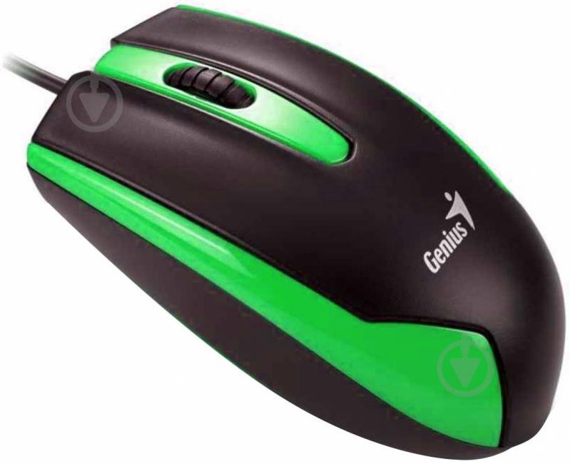 Мышь Genius DX-100 USB G5 (31010009106) black/green - фото 2