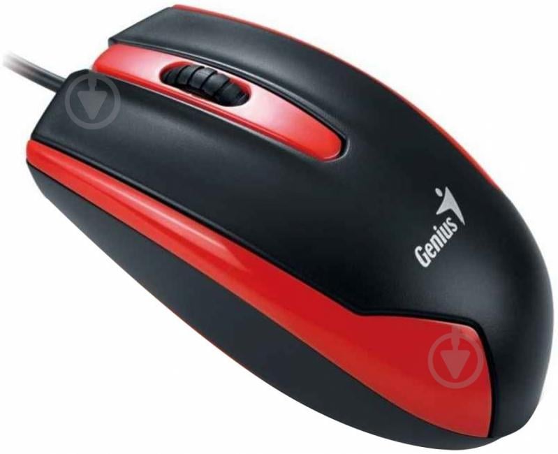 Миша Genius DX-100 USB G5 (31010009108) black/red - фото 1