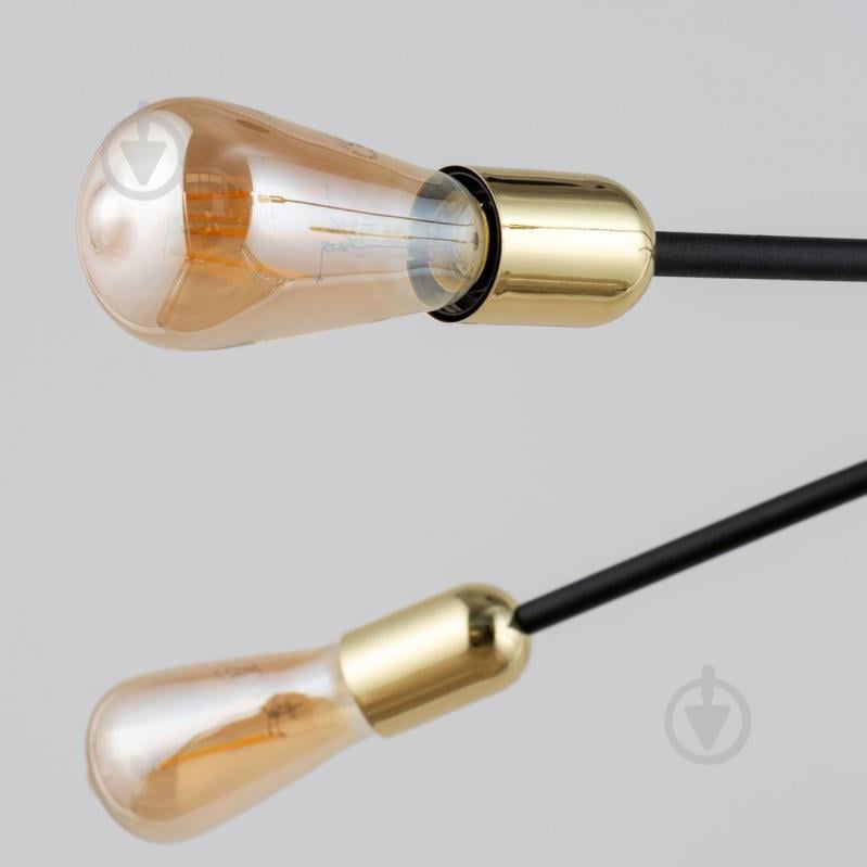 Підвіс LIGHT SET HELIX GOLD 4x15 Вт E27 чорний/золото - фото 3 Підвіс LIGHT SET HELIX GOLD 4x15 Вт E27 чорний/золото - фото 3