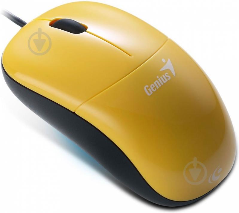 Мышь Genius DX-220 USB (31010123106) black/yellow - фото 1 Мышь Genius DX-220 USB (31010123106) black/yellow - фото 1