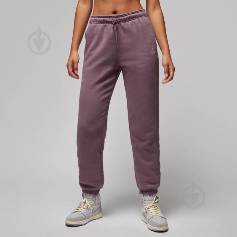 Брюки Jordan W J BRKLN FLC PANT 2 FN4494-508 р. S фиолетовый - фото 2