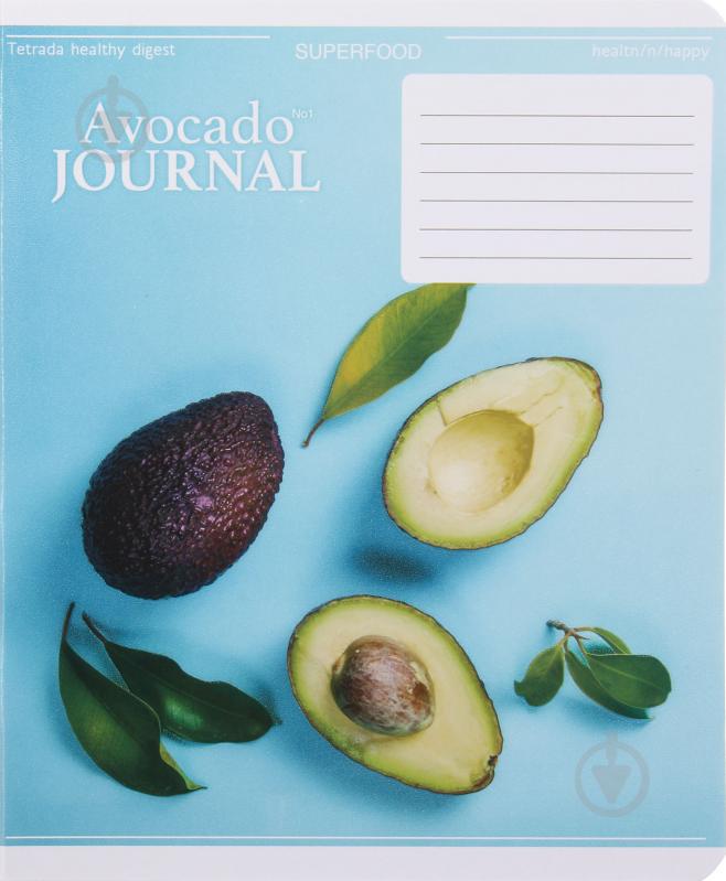 Зошит шкільний Avocado Journal 24 аркушів у клітинку Тетрада - фото 6