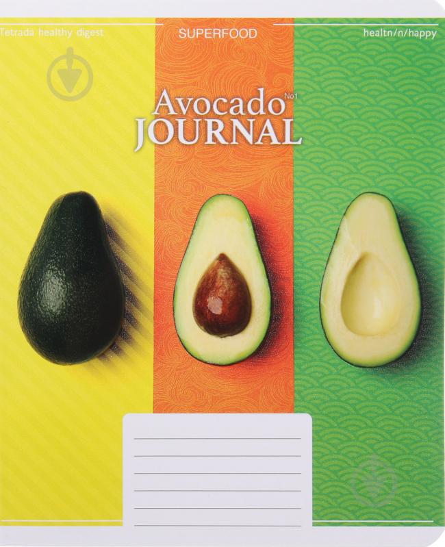 Зошит шкільний Avocado Journal 24 аркушів у клітинку Тетрада - фото 2