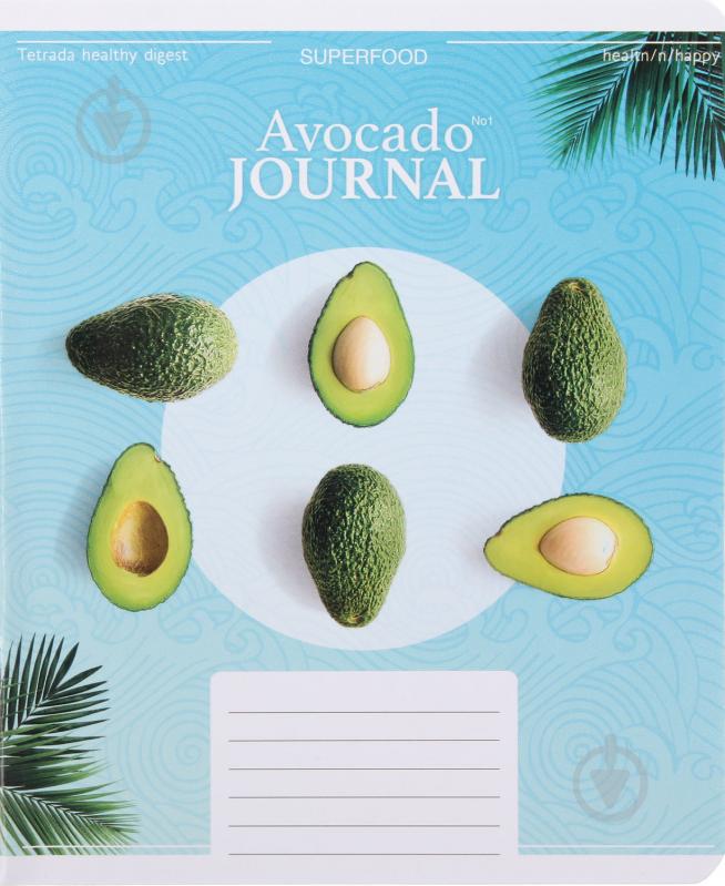 Зошит шкільний Avocado Journal 24 аркушів у клітинку Тетрада - фото 8