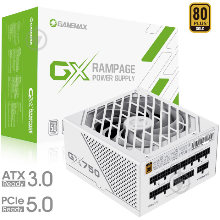 Блок питания GameMax GX-750 PRO WH (ATX3. 750 Вт - фото 12