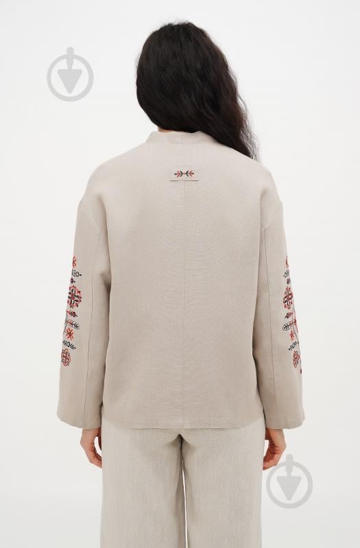 Жакет Галерея льону Флейта р.S сірий - фото 4 Жакет Галерея льону Флейта р.S сірий - фото 4