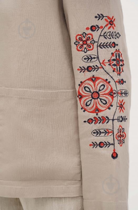 Жакет Галерея льону Флейта р.S сірий - фото 5 Жакет Галерея льону Флейта р.S сірий - фото 5