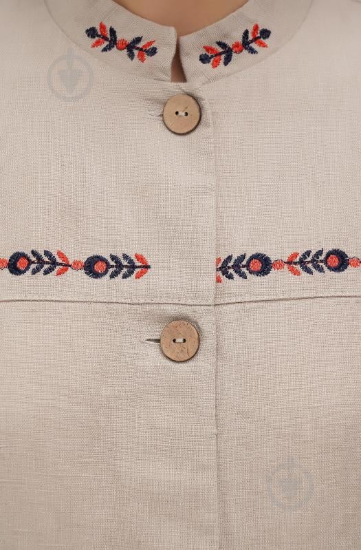 Жакет Галерея льону Флейта р.S сірий - фото 2 Жакет Галерея льону Флейта р.S сірий - фото 2