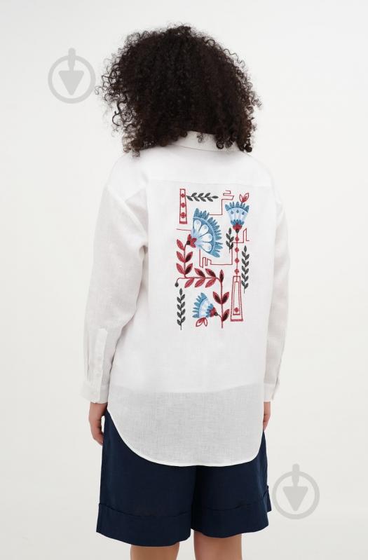 Блуза Галерея льону Айстра р. 48 білий 9441/48/101 - фото 1 Блуза Галерея льону Айстра р. 48 білий 9441/48/101 - фото 1