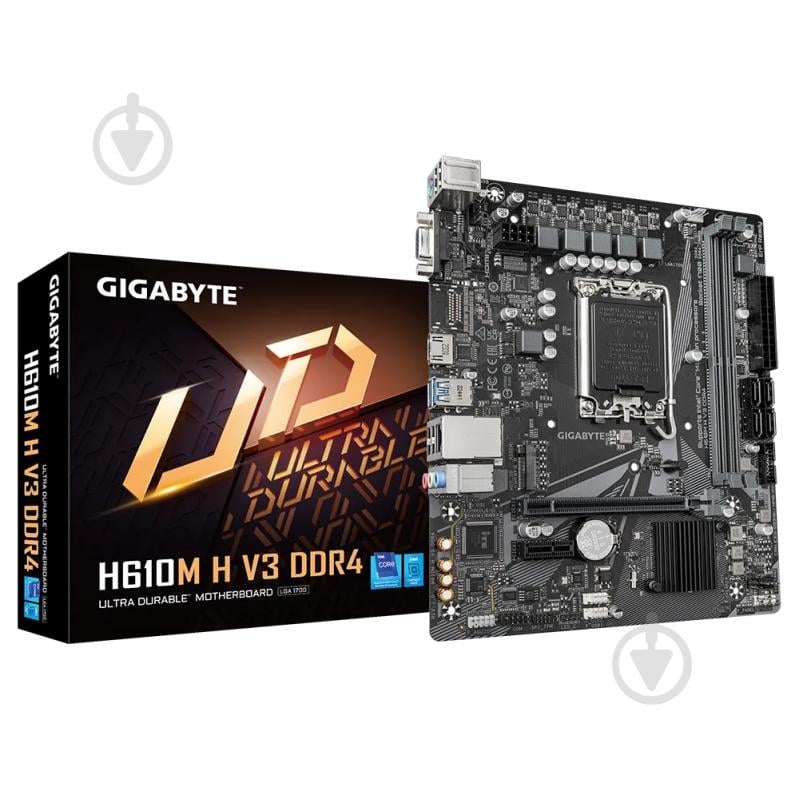 Материнська плата Gigabyte H610M H V3 DDR4 (Socket 1700, Intel H610, micro ATX) - фото 5