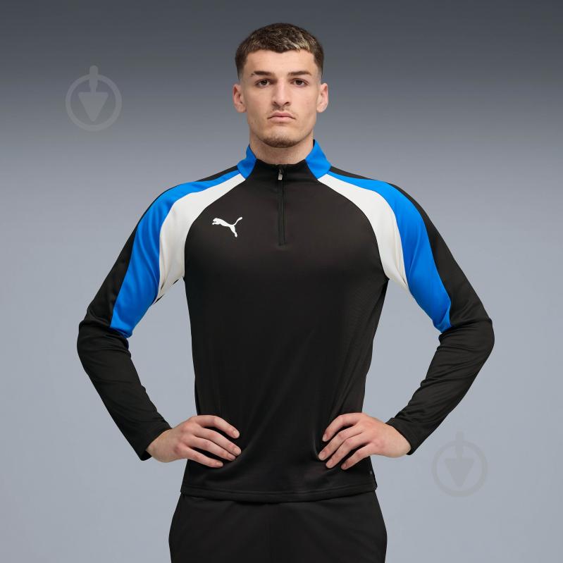 Джемпер Puma INDIVIDUALLIGA 1/4 ZIP TOP 65951509 р.S синій - фото 1 Джемпер Puma INDIVIDUALLIGA 1/4 ZIP TOP 65951509 р.S синій - фото 1