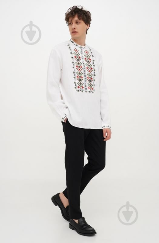 Рубашка Галерея льна Ясен 9457/52/101 р. 52 белый - фото 1 Рубашка Галерея льна Ясен 9457/52/101 р. 52 белый - фото 1