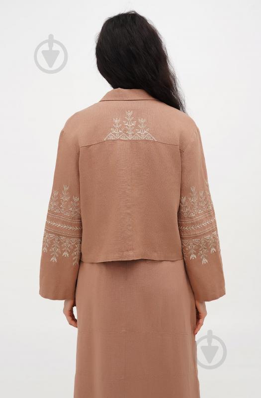 Жакет Галерея льна Живица р.XL бежевый - фото 5 Жакет Галерея льна Живица р.XL бежевый - фото 5