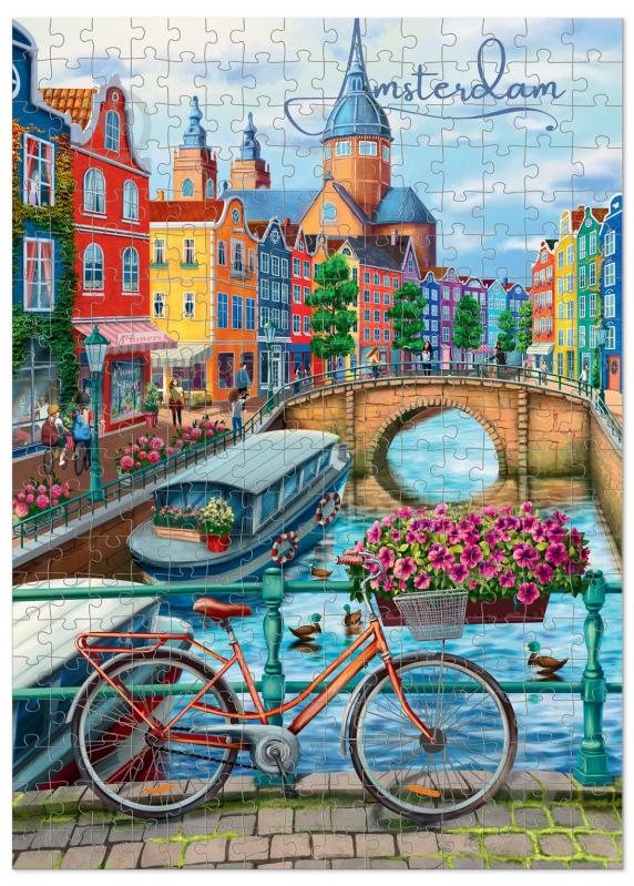 Пазл DoDo Medium-M Міста. Амстердам 300 елементів 300646 - фото 3 Пазл DoDo Medium-M Міста. Амстердам 300 елементів 300646 - фото 3