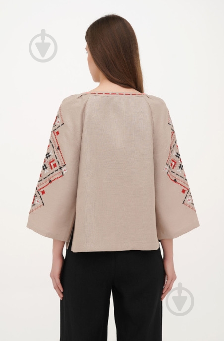 Блуза Галерея льону Вільха р. 48 помаранчевий 9451/48/200 - фото 2