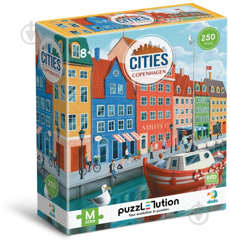 Пазл DoDo Easy-M Города. Копенгаген 250 элементов 300645 - фото 1 Пазл DoDo Easy-M Города. Копенгаген 250 элементов 300645 - фото 1