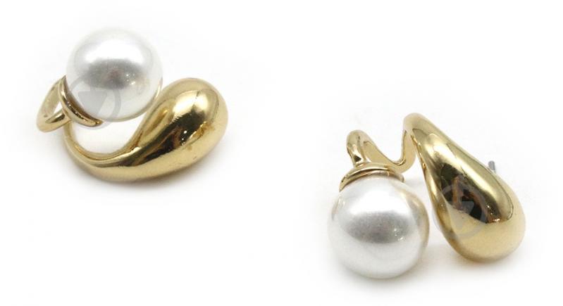 Сережки Sensio Duplex пара золотий - фото 1