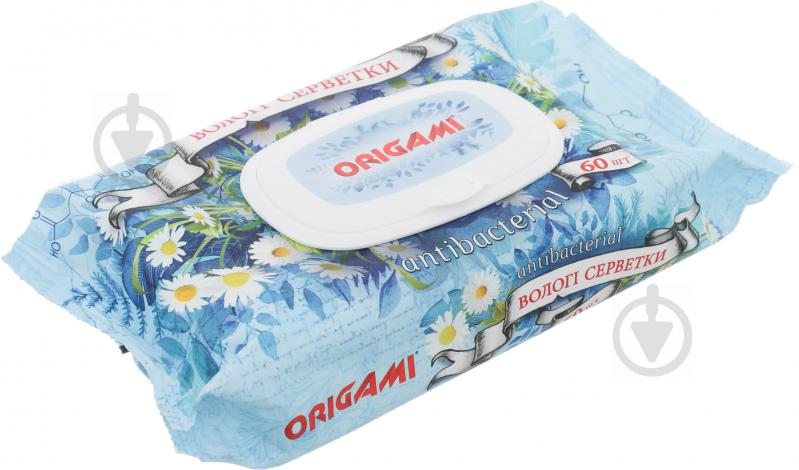 Вологі серветки Origami Antibacterial 60 шт. - фото 2