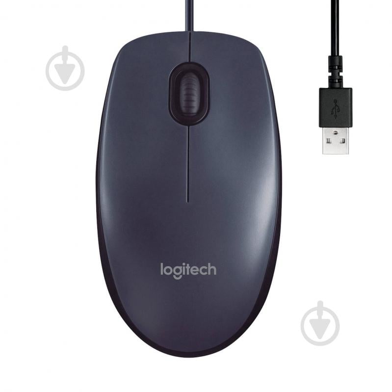 Мышь Logitech B100 black (910-003357) - фото 3