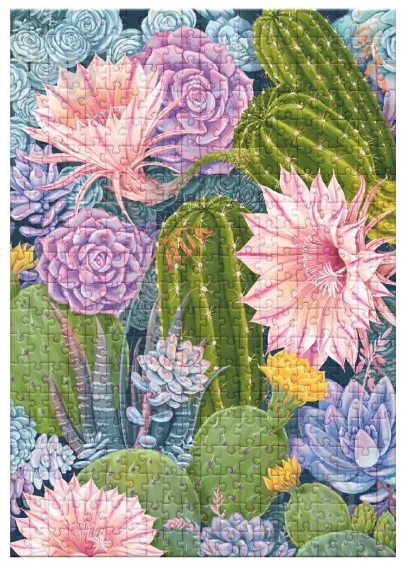 Пазл DoDo Easy-L Ботанік а. Кактуси та сукуленти 400 елементів 300613 - фото 3