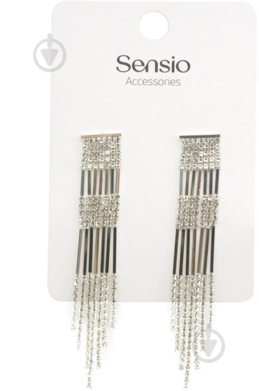 Серьги Sensio Icicles пара серебряный - фото 2
