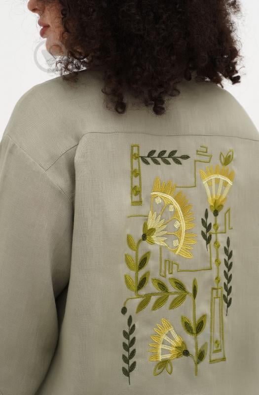 Блуза Галерея льону Айстра р. 52 хакі 9441/52/1122 - фото 5 Блуза Галерея льону Айстра р. 52 хакі 9441/52/1122 - фото 5