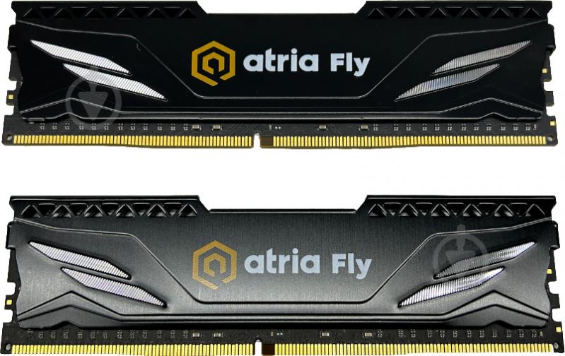 Оперативная память ATRIA DDR4 SDRAM 16 GB (2x8GB) 3200 MHz (UAT43200CL18BK2/16) Fly Black - фото 1