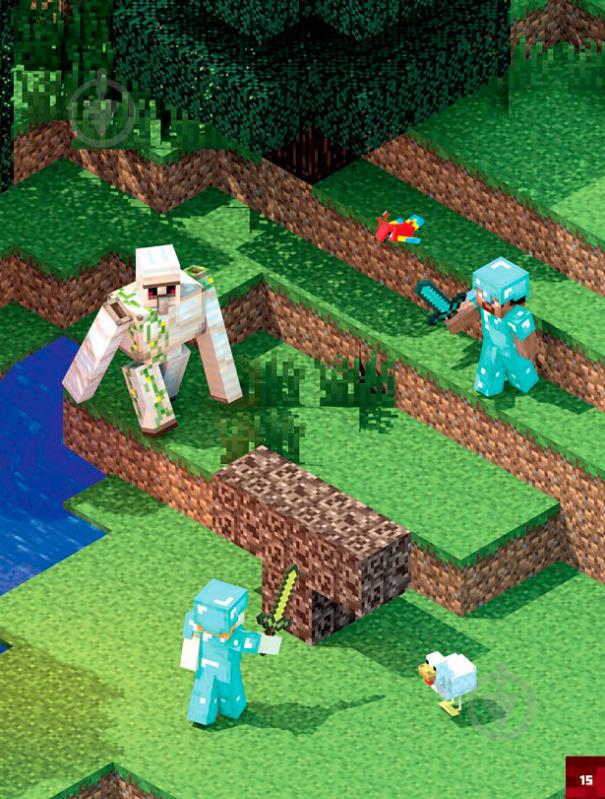 Книга Стефани Милтон «Minecraft Стікер-бук Нижній світ і Край» 978-617-768-832-6 - фото 3