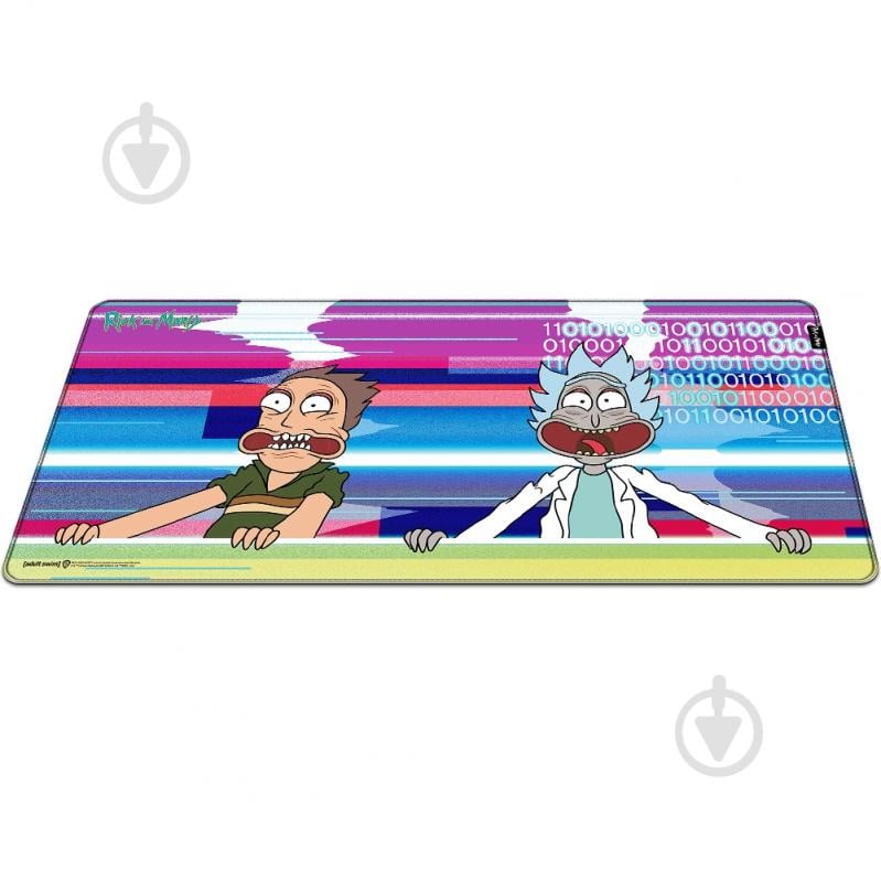 Коврик для мышки RICK AND MORTY Glitched (Рик и Морти) XL (FWBMPRIMOR24003XL) - фото 2