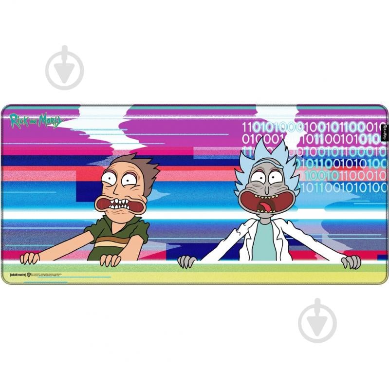 Коврик для мышки RICK AND MORTY Glitched (Рик и Морти) XL (FWBMPRIMOR24003XL) - фото 1