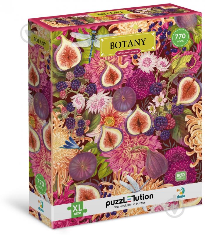 Пазл DoDo Easy-XL Ботаніка. Інжир та квіти 770 елементів 300615 - фото 1