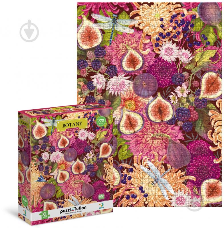Пазл DoDo Easy-XL Ботаніка. Інжир та квіти 770 елементів 300615 - фото 2